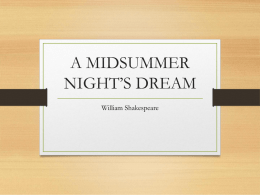 a midsummer night`s dream - 4Bclasse2-0