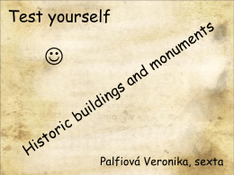 Historic buildings and monuments - test yourself