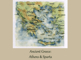 Ancient Greece: Athens & Sparta