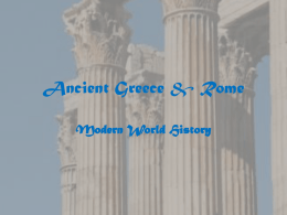 Greek & Roman Empire PPT