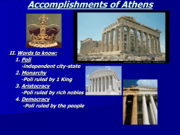 Accomplishments of Athens