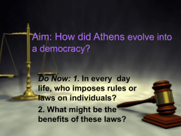Athenian Democracy