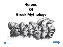 Heroes of Greek Mythology I