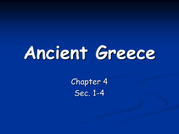 Greece PowerPoint Notes