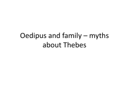 Oedipus and family