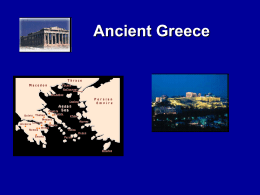 Ancient Greece PPT - Montague Moodle Site