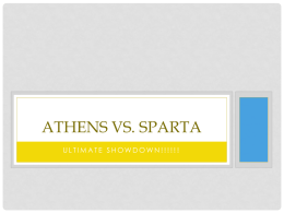 Athens vs. Sparta - ENC-Social-Studies-CLC