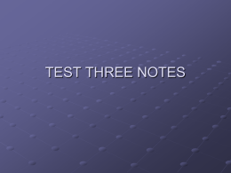 test six notes