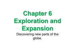 Chap. 6 Exploration & Expansion