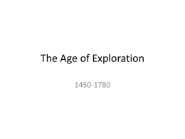 The Age of Exploration 2013