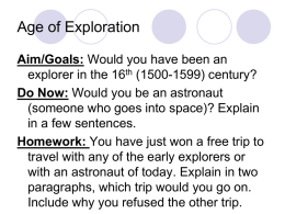 Aim: How did voyages of exploration result in European overseas
