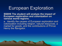 European Exploration Powerpoint