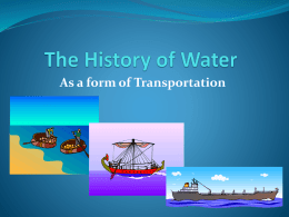 The History of Water - Educational Excellence