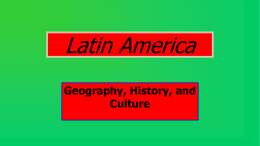 South/Latin America