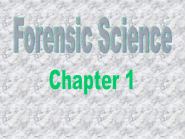 V. Functions of Forensic Scientist