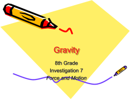 Gravity - TeacherWeb