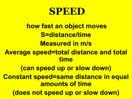 Speed - PBworks