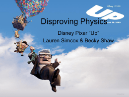 Disproving Physics - Philipsburg Osceola Area School