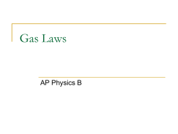Gas Laws - myersparkphysics