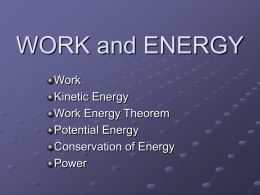 WORK and ENERGY - Cloudfront.net
