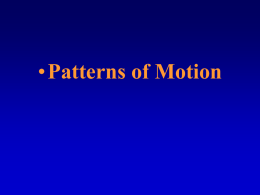 Chapter 3 - "Patterns of Motion"