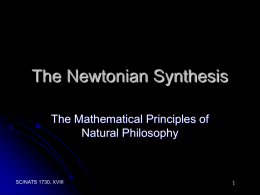 The Newtonian Synthesis