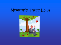 Newton`s Three Laws