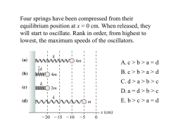 Oscillations PowerPoint