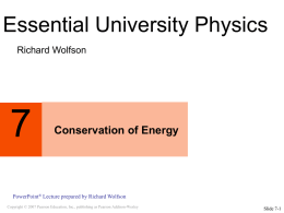 Potential energy