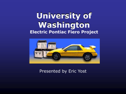 ME 495 EV - University of Washington