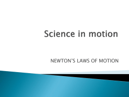 Science in motion