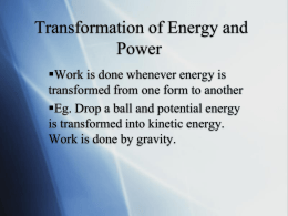3-Trans of energy - Power