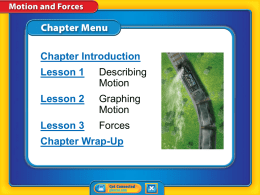 Motion and Forces Powerpoint