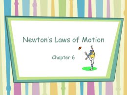 Newtons 1st Law of Motion