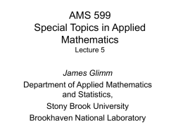 599-5-fall2010 - Department of Applied Mathematics and Statistics