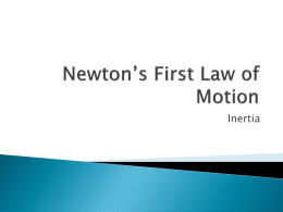 Newton_s First Law of Motion