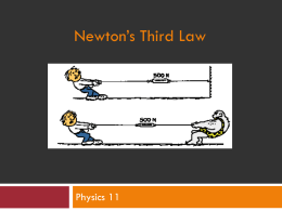 Newton`s Third - HRSBSTAFF Home Page