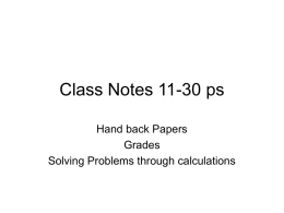 Class Notes 11-30 ps - elyceum-beta