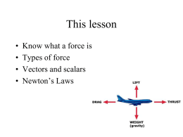Forces and Newtons laws