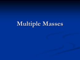 Multiple Masses - The Lesson Locker