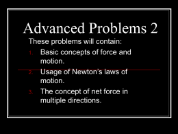 Advanced Problems 1