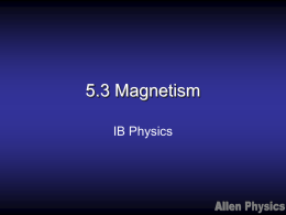 IB 5.3 Magnetism