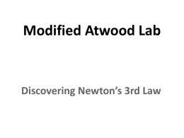 Modified Atwood Lab Guidelines