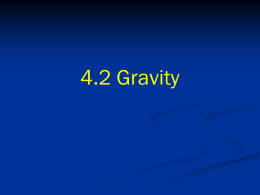 4.2 Gravity - Trimble County Schools