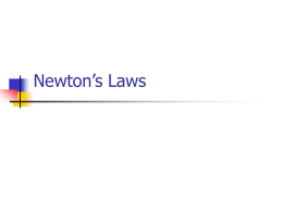 Newton`s 1st Law