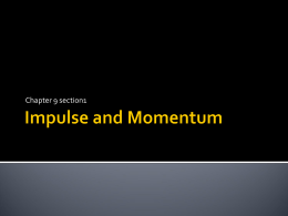 impulse and momentum power point