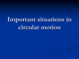 Centripetal Acceleration and Gravitation Notes