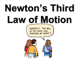 Newtons Third Law 1112