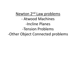 Newton Law Application Lecture