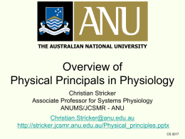 Physical principlesx